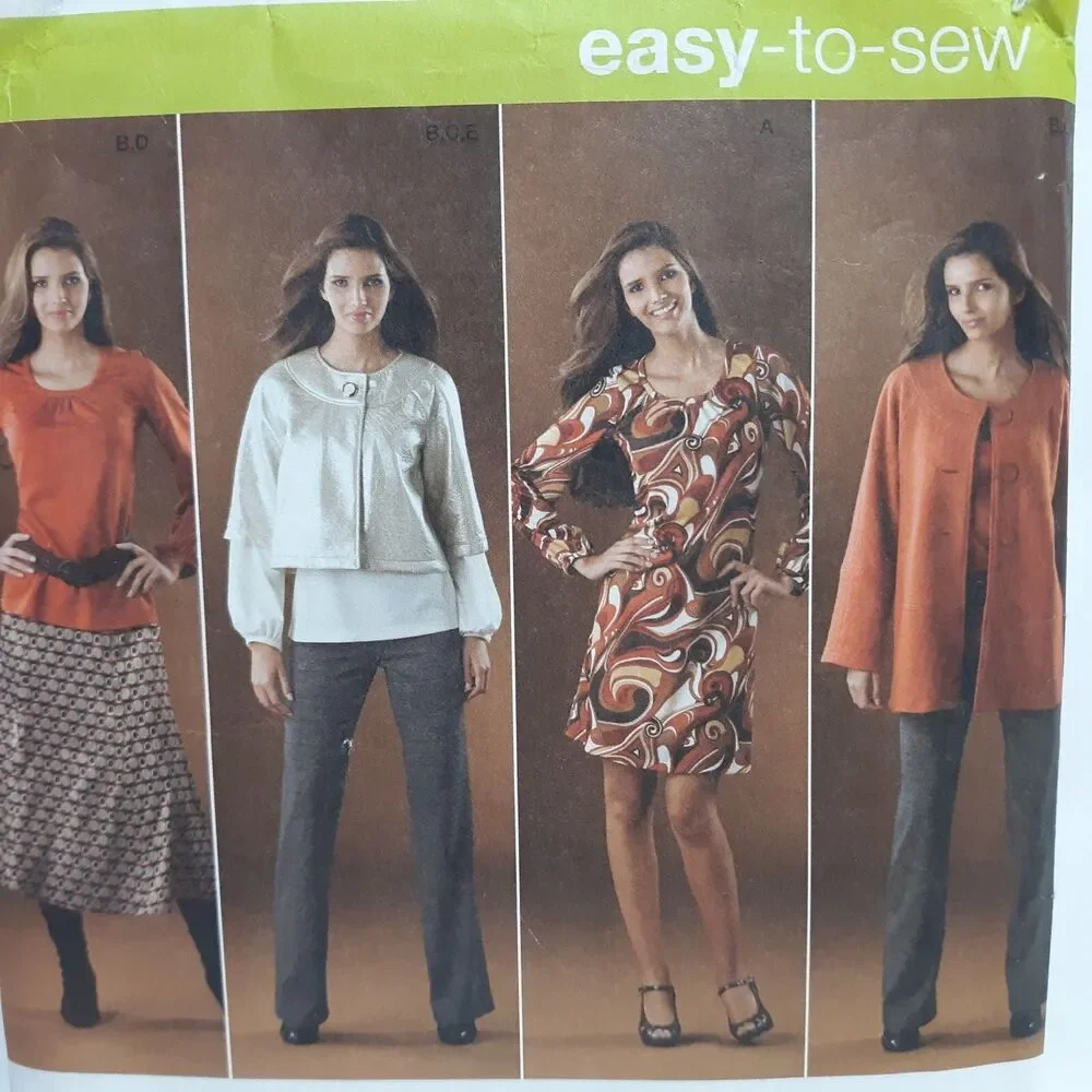 New Simplicity 2766 Womens shirt skirt pant dress Sewing Pattern sz 20W-28W